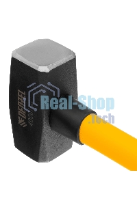 Кувалда Denzel 4000 г, кованая, фибергласовая рукоятка c TPR покрытием, 880 мм