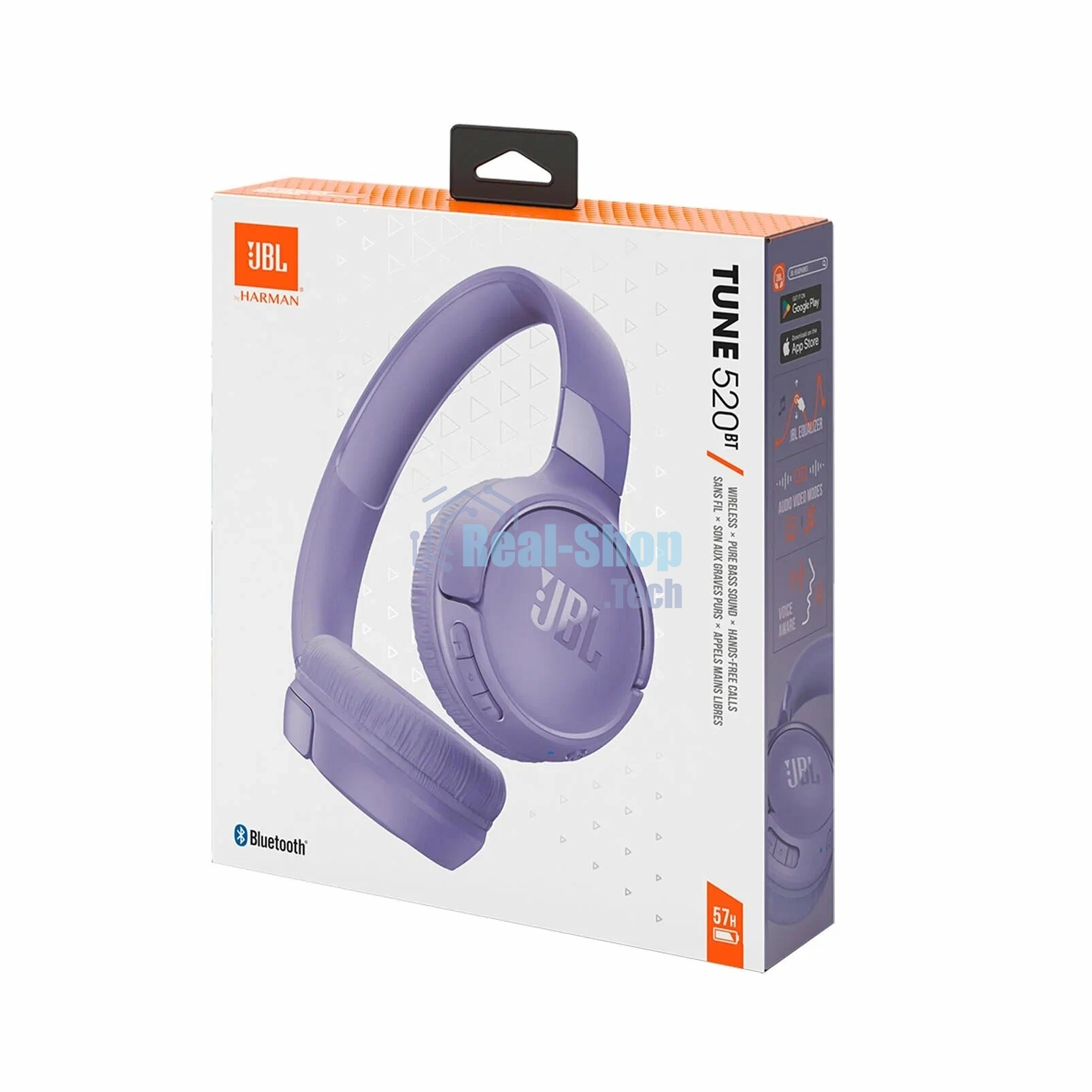 Гарнитура накладные JBL Tune 520BT фиолетовый беспроводные bluetooth оголовье