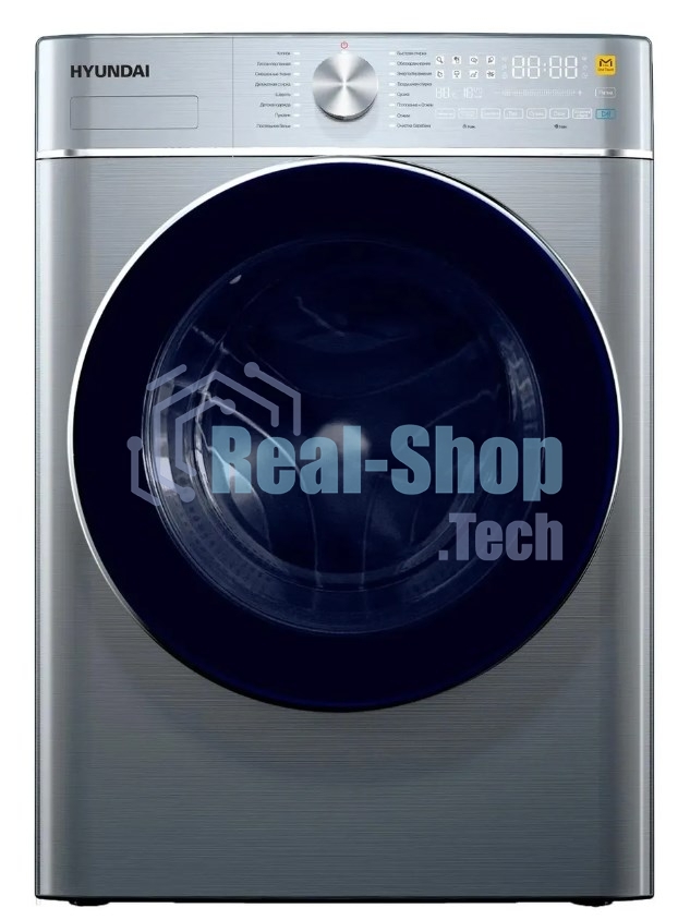 Стиральная машина Hyundai WMD9413 серебристый, загр. фронтальная макс.: 10 кг 1400 об/мин класс: В