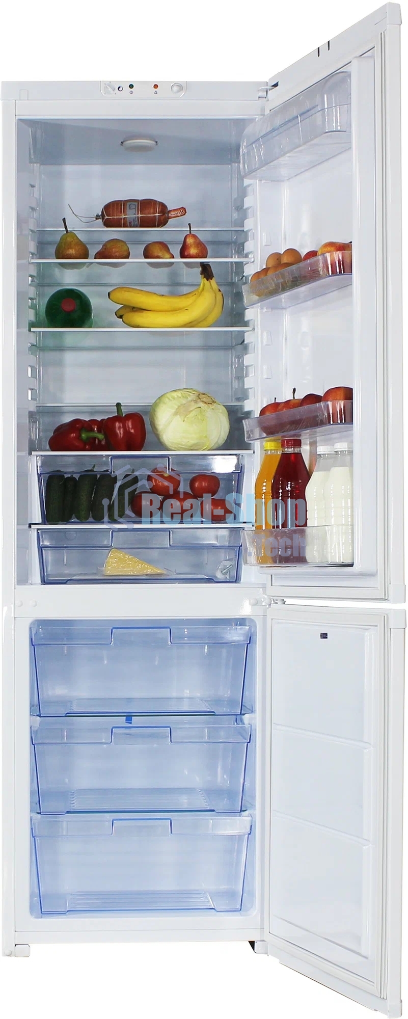 Холодильник ОРСК-175 B белый двухкамерный 245/120л морозилка снизу