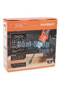 Дрель-шуруповерт сетевой Patriot FS 313, Сетевая, 300 Вт
