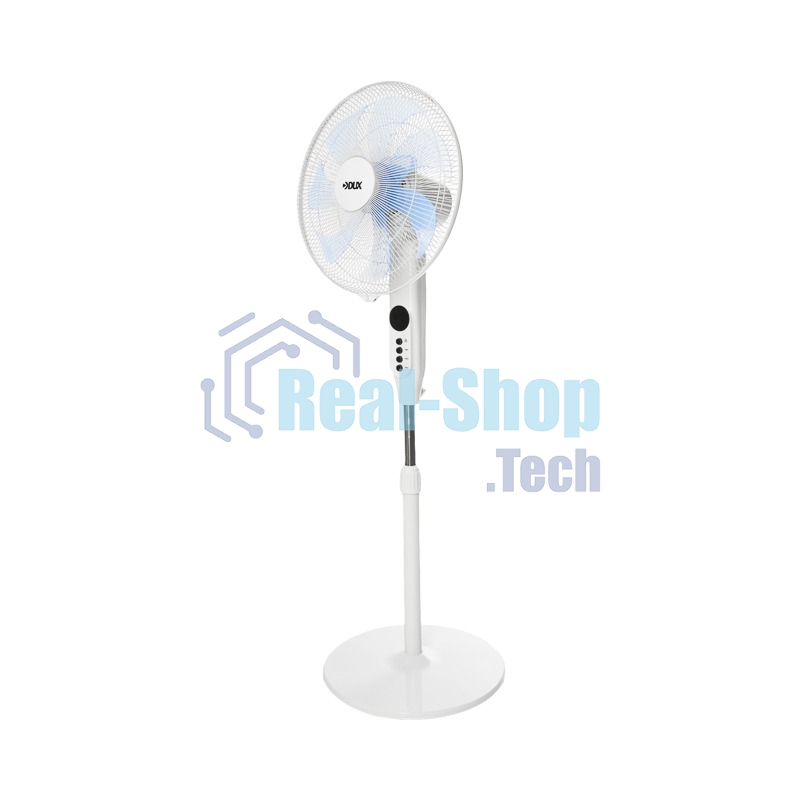 Вентилятор напольный DUX 7 лопастей, д/у управление, 50Вт белый 60-0221