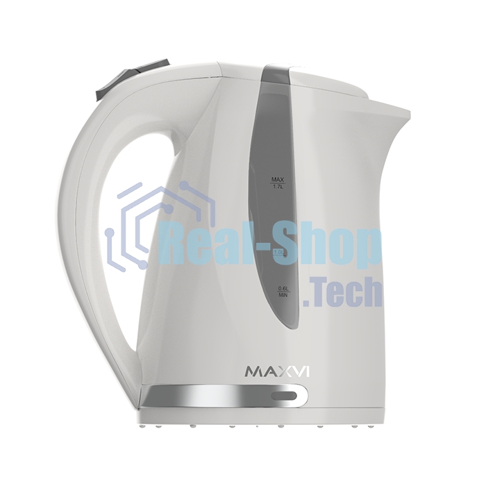 Чайник электрический Maxvi KE1701P белый-grey