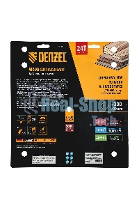 Пильный диск по дереву Denzel ф300 х 30 мм, 24 зубьев 733647