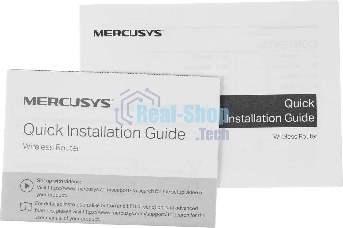 Двухдиапазонный роутер MERCUSYS MR80X AX3000 Wi-Fi 6, до 574 Мбит/с на 2,4 ГГц + до 2402 Мбит/с на 5 ГГц,4 фиксированные внешние антенны, 3 гигабитных порта LAN, 1 гигабитный порт WAN