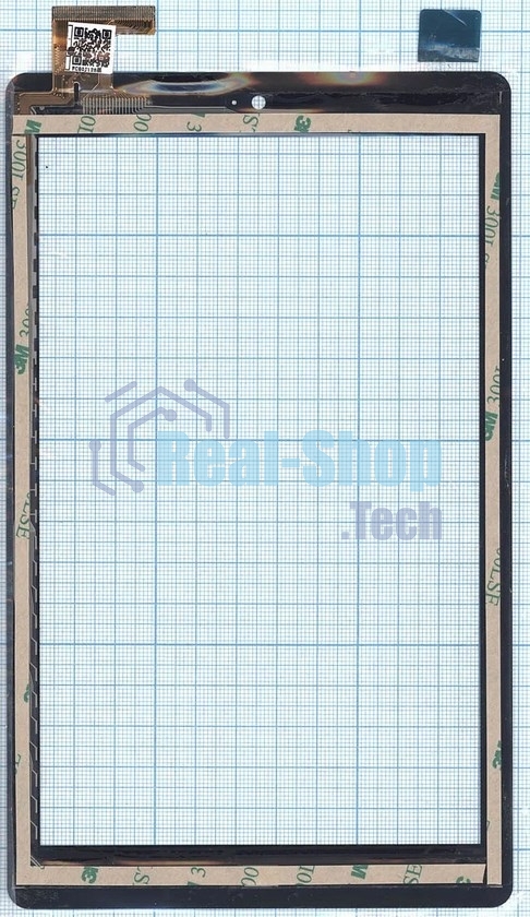 Сенсорное стекло (тачскрин) FPC-FC80J128-02, черное