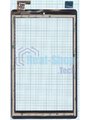 Сенсорное стекло (тачскрин) FPC-FC80J128-02, черное