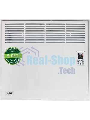 Конвектор электрический IVIGO EPK-Pro Wi-Fi EPK4550P07, белый, 750 Вт, 8 м2, с терморегулятором, Wi-Fi