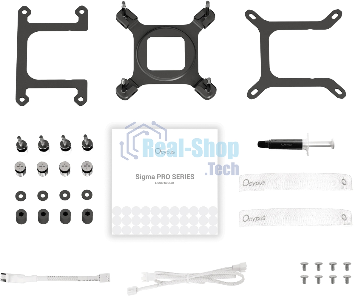 Система охлаждения Ocypus Sigma L24 PRO WH IPS Display/white/290W/All Intel/AMD AM*/Screws