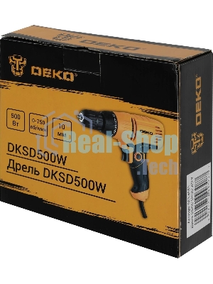 Дрель-шуруповерт Deko DKSD500W, 500 Вт, 28 Нм, щеточный