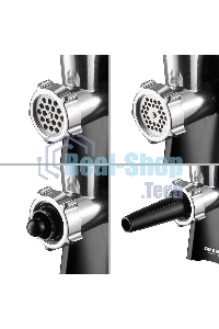 Мясорубка электрическая Redmond RMG-1223 1000Вт черный/серебристый