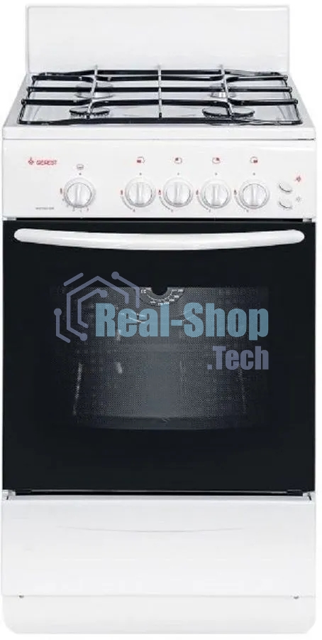 Плита газовая Gefest ПГ 3200-06 К35 белый, конфорок 4 шт, духовка 42 л, 50 см x 85 см x 53 см