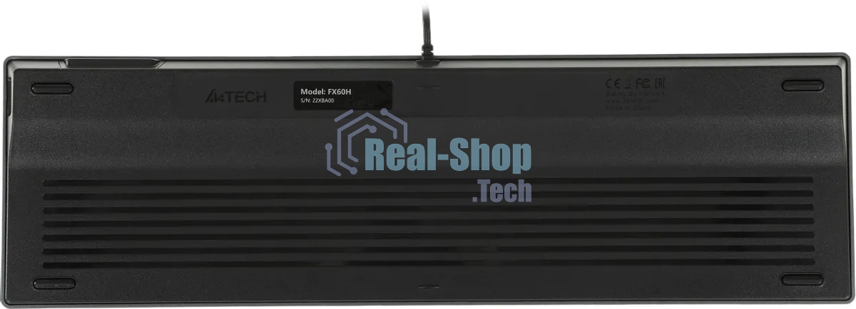 Клавиатура проводная A4Tech Fstyler FX60H, USB, серый/белый