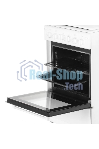 Плита газовая Cezaris ПГ 2150-10 белый, конфорок 4 шт, духовка 43 л, 51 см x 85 см x 55 см