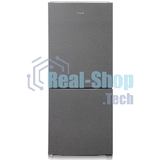 Холодильник Бирюса W6141 графит двухкамерный 165/60л морозилка снизу