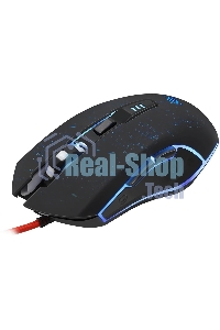 Мышь проводная Defender Draglen GM-907 черный, 7200 dpi, USB, кнопки - 6