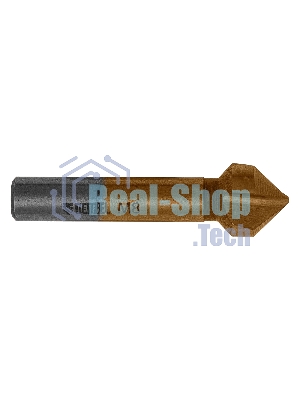 Зенковка конусная Denzel под М8, HSS, по металлу, цилиндрический хвостовик