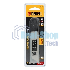 Лезвия Denzel 18 мм, сталь SK5 - 0,5 мм, многосегментные, 10 шт.