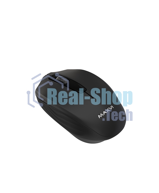 Мышь беспроводная Maxvi MWS-05 черный, 3 кнопки, 1000 dpi