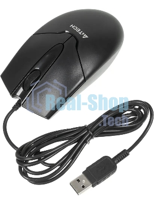 Мышь проводная A4Tech OP-550NU черный, 1000 dpi, USB, кнопки - 3