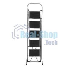 Стремянка стальная Сибртех, 5 широких ступеней 20х30 см с полимерным покрытием