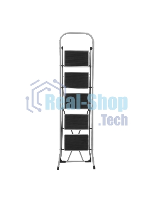 Стремянка стальная Сибртех, 5 широких ступеней 20х30 см с полимерным покрытием