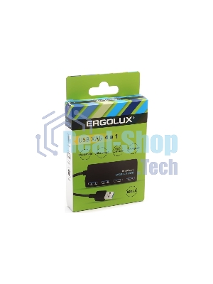 USB-концентратор Ergolux ELX-SLP01-C02, USB, USB, USB