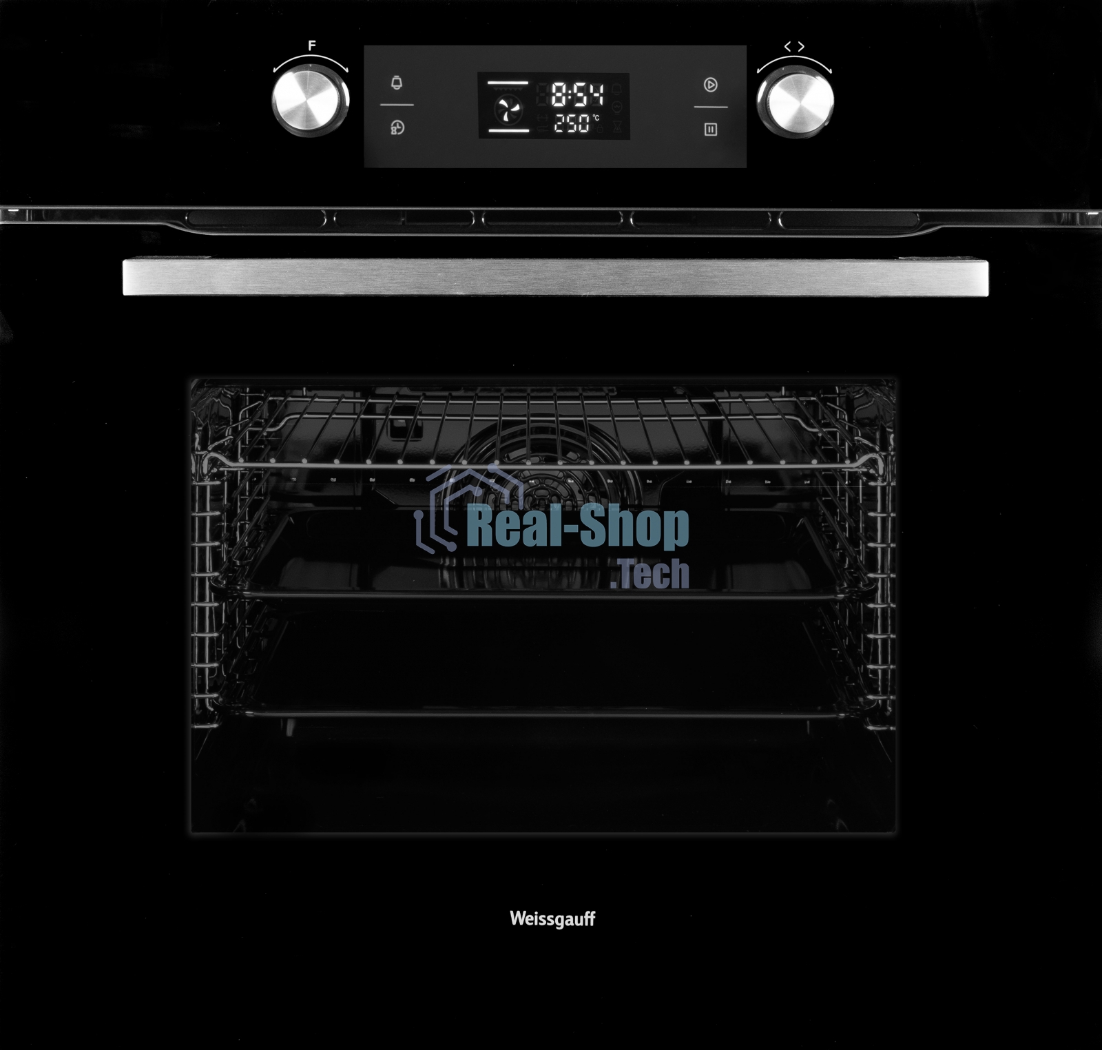 Духовой шкаф Электрический Weissgauff EOM 691 PDBS черный, встраиваемый