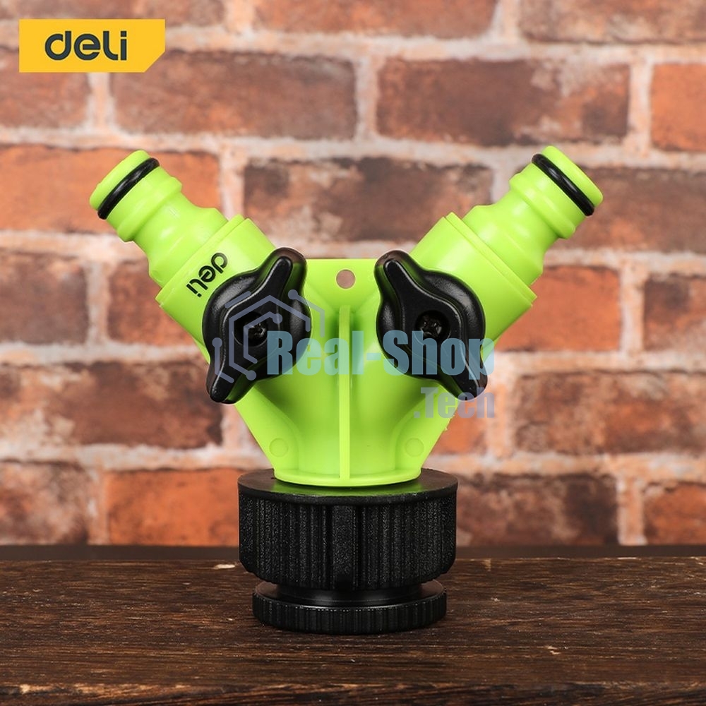 Распределитель поливочный двухканальный Deli DL8797 1