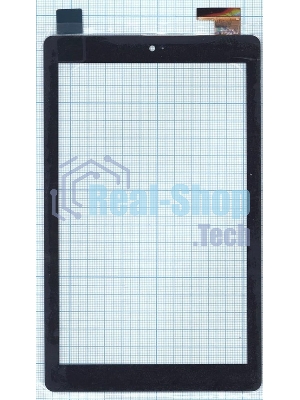 Сенсорное стекло (тачскрин) FPC-FC80J128-02, черное