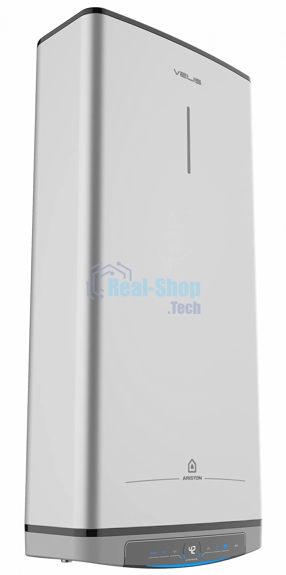 Водонагреватель Ariston Velis Lux Inox PW ABSE WIFI 80, 2.5 кВт, 80л, электрический настенный/серый