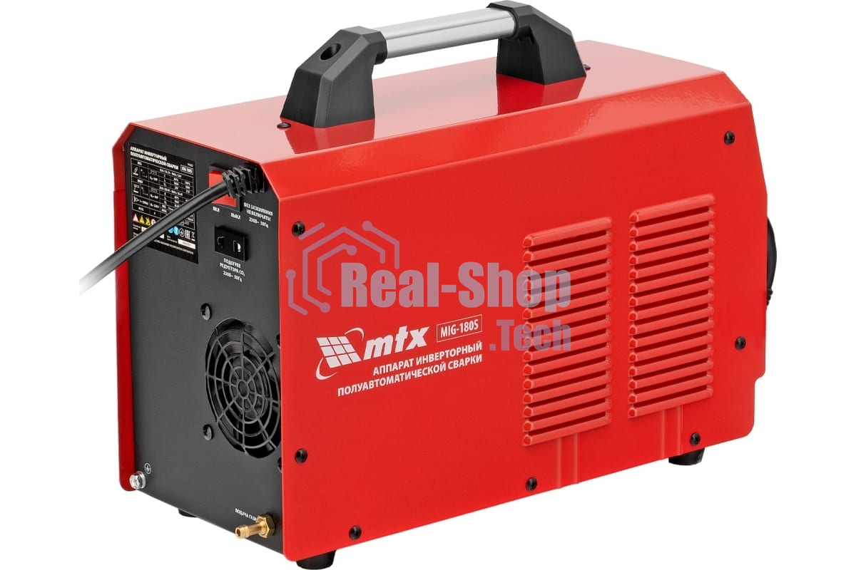 Аппарат инвертор. полуавтомат. cварки MTX MIG-180S, 180A, ПВ 60%, катушка 5 кг