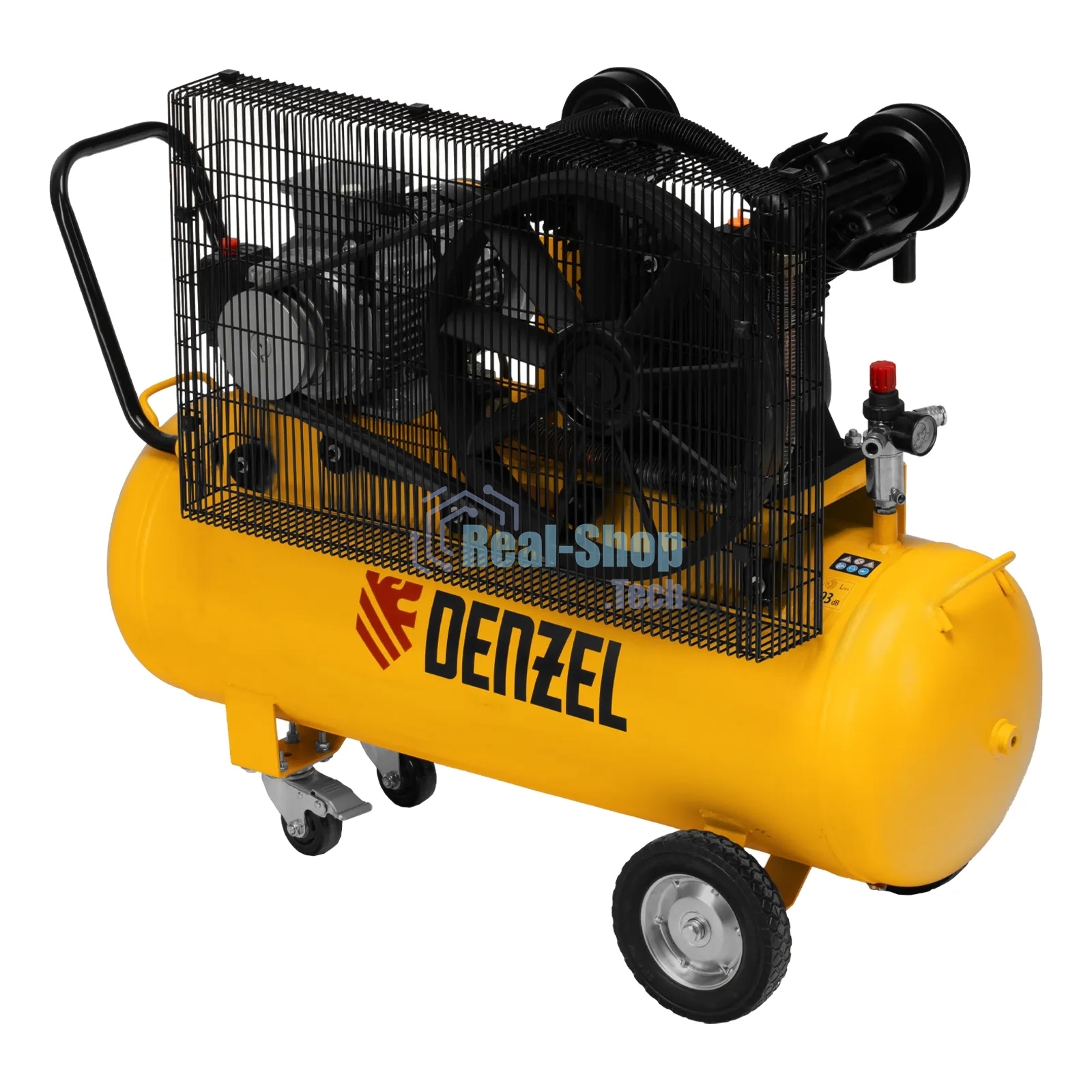 Компрессор воздушный Denzel рем. привод BCV 4000-T/100, 4,0 кВт, 100 литров, 690 л/мин