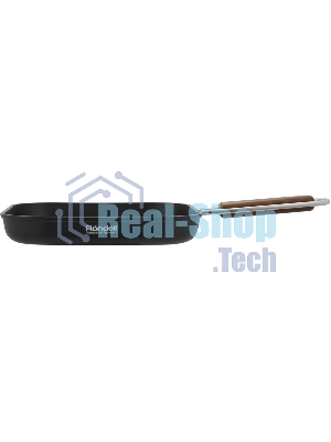 Сковорода-гриль Rondell Fjord RDA-1798, 26 см, без крышки, черный