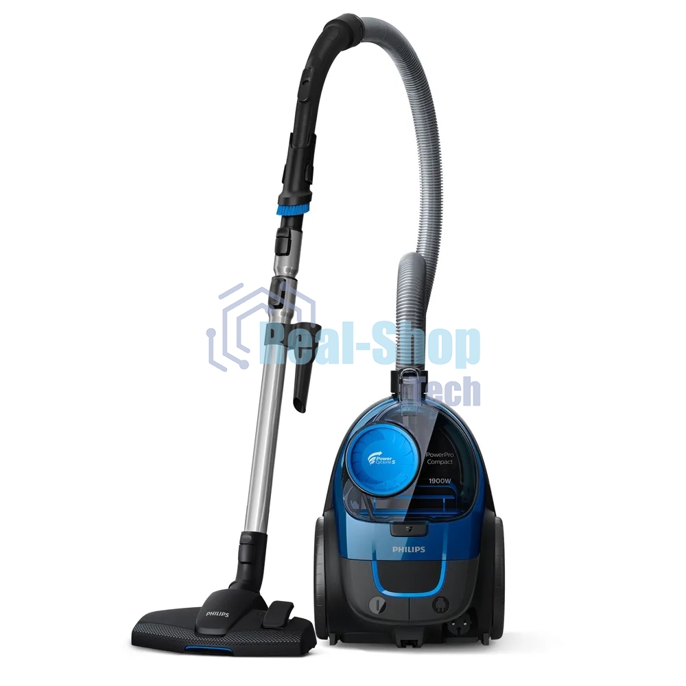Пылесос Philips FC9352/01 синий, 370/1900 Вт, уборка сухая, пылесборник контейнер, 1.5 л