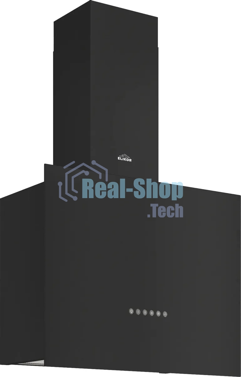 Вытяжка каминная Elikor Метеорит 60П-700-Э4Д черный, 60 см, 700 куб. м/ч, 52 дБ