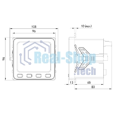 Устройство измерительное многофункциональное DKC MMD9-C, ЖК-дисплей, RS-485, Modbus