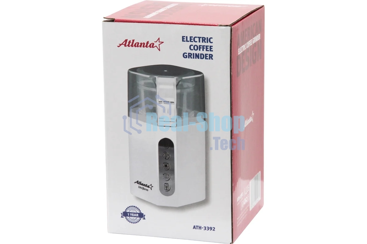 Кофемолка Atlanta ATH-3392 белый