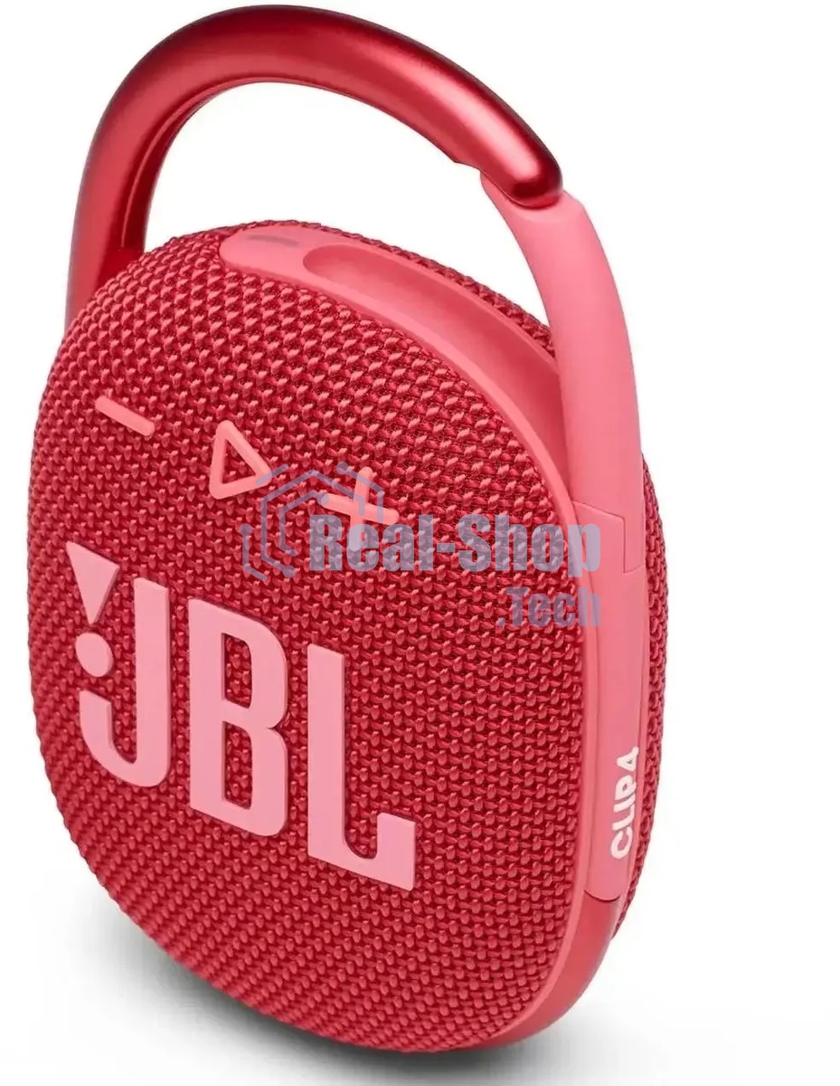 Колонка портативная JBL Clip 4 красный 5W 1.0 BT 15м 500mAh (JBLCLIP4REDAM)
