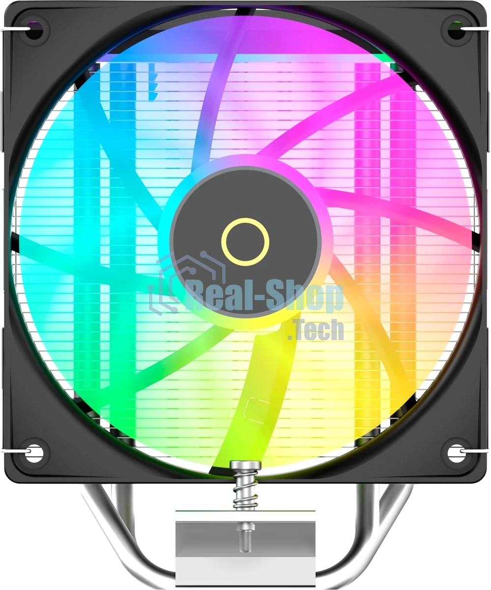 Кулер для процессора Ocypus Delta A40 SE BK ARGB, 120мм ARGB FAN, Top ARGB Panel, 4 HEAT PIPES, 4-PIN PWM, 800-1800 RPM, 31DBA, HYDRO BEARING, LGA115X/1200/1700/18XX, AM4/AM5
