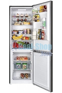 Холодильник Maunfeld MFF185SFSB черный мат. двухкамерный 211/104л морозилка снизу