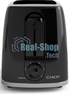 Тостер Candy CT-253 черный, 650 Вт, 2 слота