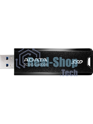 Внешний SSD ADATA SC610, 2TB, USB 3.2 Gen 2 Type-A, R/W 550/500, черный