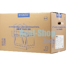 Микроволновая печь встраиваемая Hyundai HBW 2560 BG черный, 25 л, 900 Вт, переключатели - сенсор