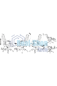 Кресло руководителя Бюрократ CH-868N-F черный, эко.кожа, крестов. пластик, подст. для ног