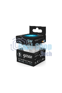 Лампа светодиодная Gauss Led MR16 GU10-dim 5Вт 4100К диммируемая 101506205-D