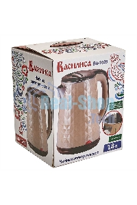 Чайник электрический ВАСИЛИСА ВА-1039 бежевый