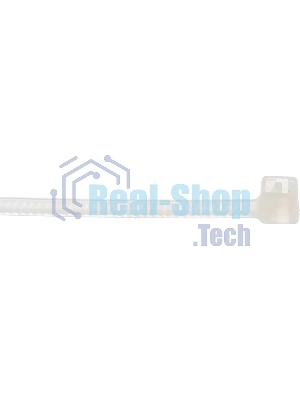 Нейлоновые стяжки Fortisflex КСС 3х100 мм белый 100 штук
