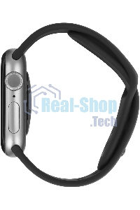 Умные часы Apple Watch Series 11 A3331 42мм OLED корп.серый космос Sport Band рем.черный разм.брасл.:M/L (MEQX4LW/A)