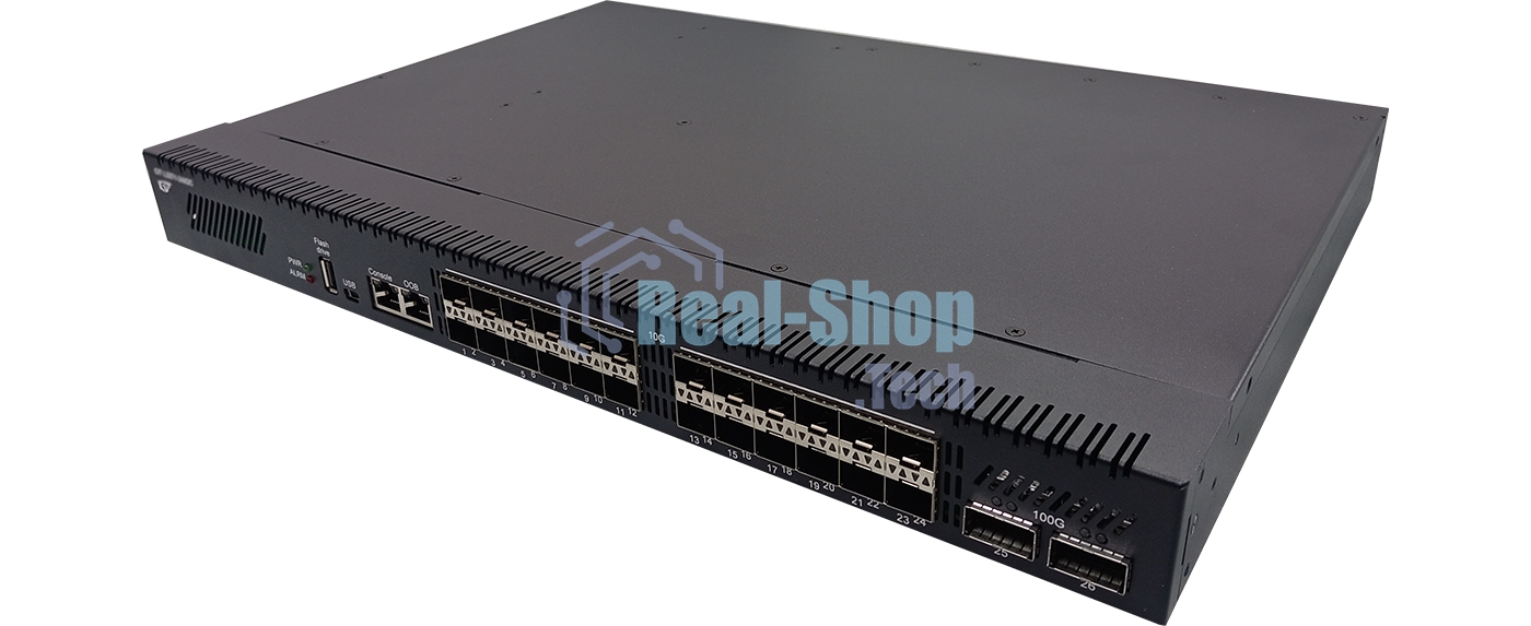 Коммутатор CIT L3200-24X2C, 24×10 Гбит/с Combo + 24×10 Гбит/с SFP+ + 2×100 Гбит/с QSFP28